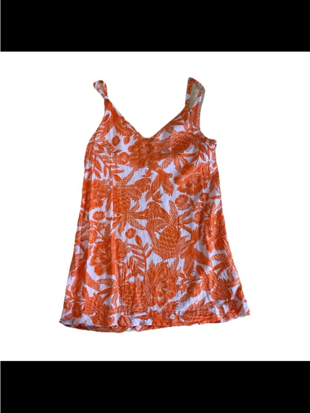 Farm Rio Orange Tropical Dress - Picture 3 of 6